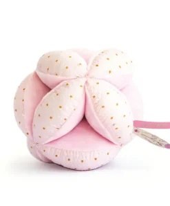 Doudou et Compagnie Balle d'activités rose Attrape-rêves - 15 cm> Balles Sensorielles