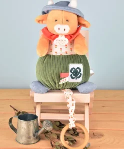 Doudou et Compagnie Boite à musique Vache Aneth - 20 cm><noscript><img width=