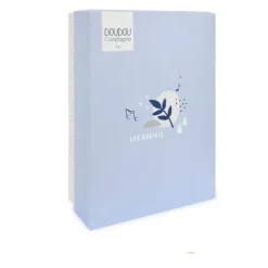 Doudou et Compagnie Boite a musique bebe - Elephant bleu - 20 cm><noscript><img width=