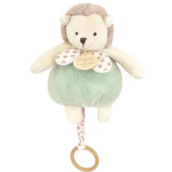 Doudou et Compagnie Boite a musique bebe - Hérisson vert - 20 cm> Boîte À Musique