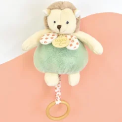 Doudou et Compagnie Boite a musique bebe - Hérisson vert - 20 cm><noscript><img width=