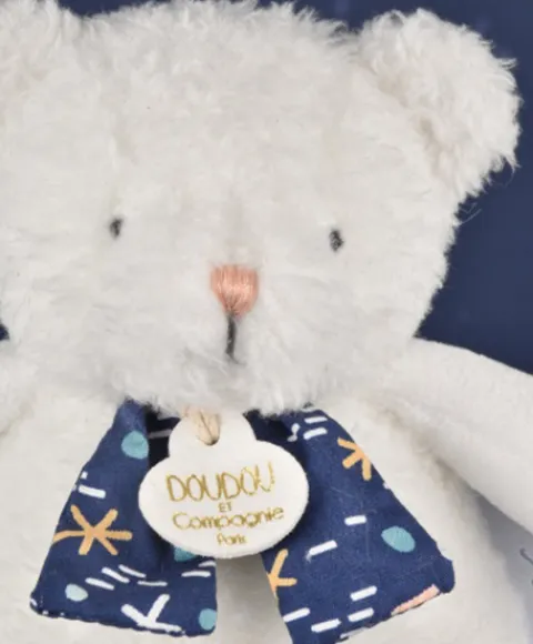 Doudou et Compagnie Boite a musique luminescente ours - 17 cm - Clair de Lune> Boîte À Musique