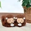 Doudou et Compagnie Chaussons bebe en peluche hérisson - Unicef - 0-6 mois> Chaussons