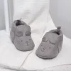 Doudou et Compagnie Coffret chaussons Bébé gris - 0/6 mois> Chaussons