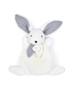 Doudou et Compagnie Coffret Mini Doudou Lapin Bleu - Happy Glossy - 17 cm><noscript><img width=