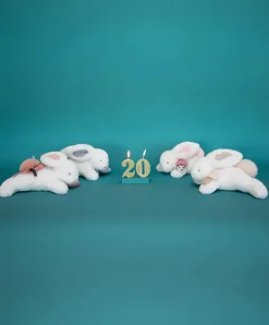 Doudou et Compagnie Coffret Pantin Lapin beige - Happy Wild - 25 cm><noscript><img width=