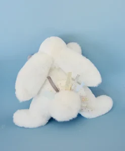 Doudou et Compagnie Coffret Pantin Lapin bleu - Happy Glossy - 25 cm><noscript><img width=