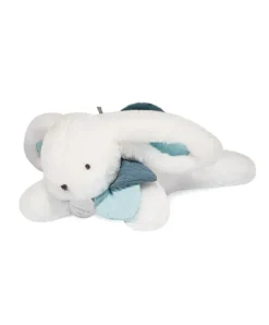 Doudou et Compagnie Coffret Pantin Lapin bleu - Happy Pop - 25 cm><noscript><img width=