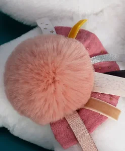 Doudou et Compagnie Coffret Pantin Lapin Vieux rose - Happy Boho - 25 cm><noscript><img width=