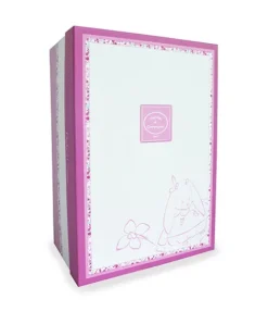 Doudou et Compagnie Doudou attache sucette lapin Cerise rose - 17 cm> Doudou Attache-Sucette|Attache Sucette