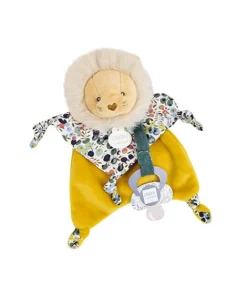 Doudou et Compagnie Doudou attache sucette Lion - 20 cm> Doudou Plat|Attache Sucette