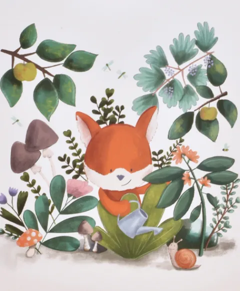 Doudou et Compagnie Doudou attache-sucette Renard Romarin - 19 cm> Doudou Attache-Sucette|Attache Sucette