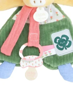 Doudou et Compagnie Doudou attache-sucette Vache Anette - 19 cm><noscript><img width=