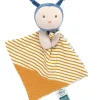 Doudou et Compagnie Doudou bébé abeille Pollen en coton BIO - 20 cm - modèle aléatoire> Doudous En Coton Bio|Doudou Plat