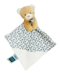 Doudou et Compagnie Doudou bébé ours en coton BIO - 20 cm - modèle aléatoire><noscript><img width=