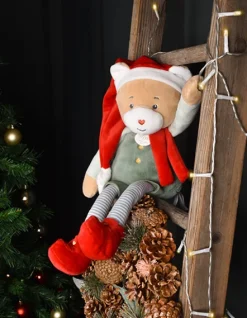 Doudou et Compagnie Doudou Farceur de Noël - Cotillon Lutin Farceur 40 cm><noscript><img width=