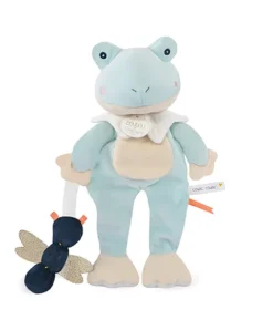 Doudou et Compagnie Doudou grenouille verte avec libellule - "Ma petite grenouille"> Peluches|Hochets Et Pantins D'Activités