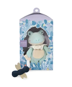 Doudou et Compagnie Doudou grenouille verte avec libellule - "Ma petite grenouille"> Peluches|Hochets Et Pantins D'Activités