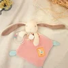 Doudou et Compagnie Doudou hochet bebe lapin rose - LAPIN CIBOULETTE - 21 cm> Doudou Plat|Hochets Et Pantins D'Activités