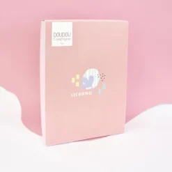 Doudou et Compagnie Doudou mouchoir Girafe rose - 11 cm><noscript><img width=