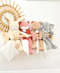 Doudou et Compagnie Doudou Ours marron avec mouchoir - Sweety - 25 cm><noscript><img width=