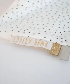 Doudou et Compagnie Doudou ours mouchoir marron Petit Roi - 10 cm><noscript><img width=