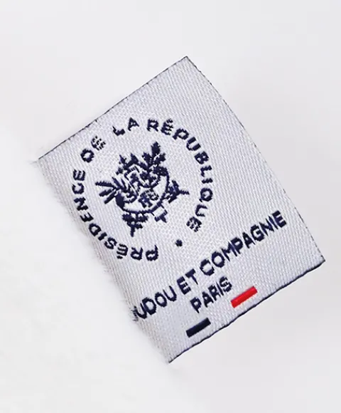 Doudou et Compagnie Doudou plat fabriqué en France - L'Ours Élysée - 22 cm> Doudou Plat