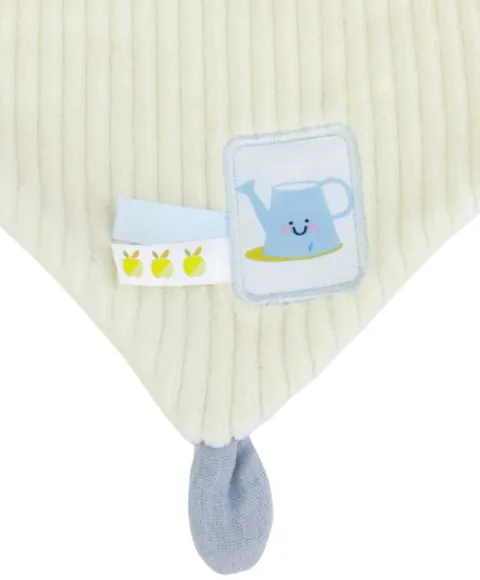 Doudou et Compagnie Doudou plat hochet billes - Renard Romarin - 21 cm> Doudou Plat|Hochets Et Pantins D'Activités