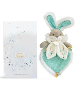 Doudou et Compagnie Doudou plat lapin de sucre vert - 24 cm><noscript><img width=
