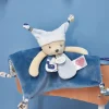 Doudou et Compagnie Doudou plat Ours 3 histoires - Bleu> Doudou Plat