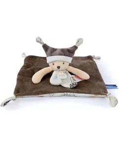 Doudou et Compagnie Doudou plat Ours 3 histoires - Marron><noscript><img width=