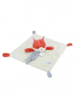 Doudou et Compagnie DOUDOU plat Renard Romarin - 27 cm> Doudou Plat|Hochets Et Pantins D'Activités