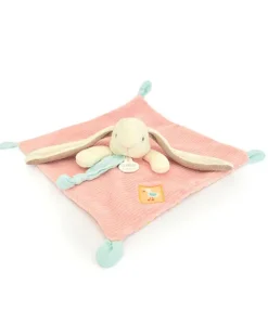 Doudou et Compagnie Doudou plat rose - LAPIN CIBOULETTE- 27 cm><noscript><img width=