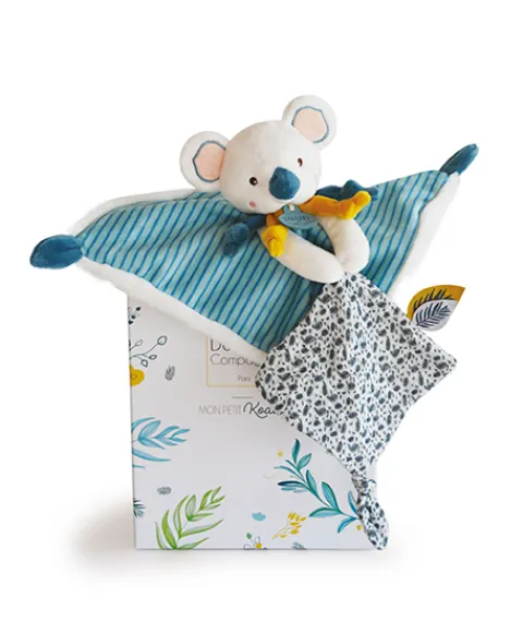 Doudou et Compagnie Doudou plat Yoca le koala - 25 cm> Doudou Mouchoir|Doudou Plat