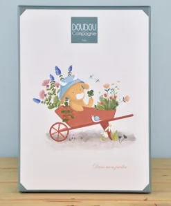 Doudou et Compagnie Doudou vache avec hochet billes - Aneth -21 cm><noscript><img width=