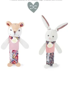 Doudou et Compagnie Hochet Pouet Rose - BOH'AIME> Hochets Et Pantins D'Activités