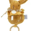 Doudou et Compagnie Lapin DOUDOU® - boite à musique lapin - 20 cm - Jaune moutarde> Boîte À Musique
