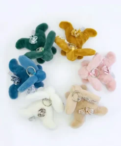 Doudou et Compagnie Lapin DOUDOU® - Porte-clés - Blanc><noscript><img width=