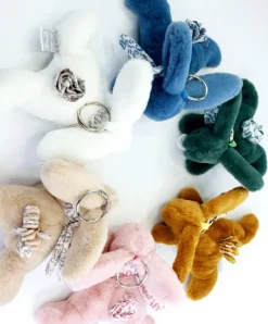 Doudou et Compagnie Lapin DOUDOU® - Porte-clés - Jaune moutarde><noscript><img width=