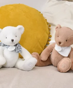 Doudou et Compagnie L'Ours Doudou® - Ours en peluche marron clair - 25 cm><noscript><img width=