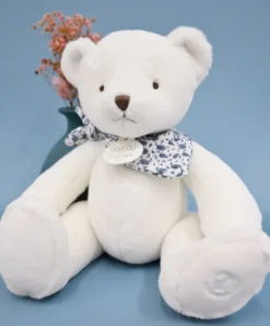 Doudou et Compagnie L'Ours Doudou® - Ours en peluche blanc - 25 cm> Peluches|Les Ours En Peluche
