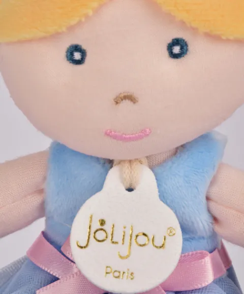 Doudou et Compagnie Ma poupée ballerine - Bleu - 25 cm> Poupées De Chiffon