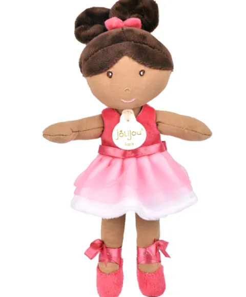 Doudou et Compagnie Ma poupée ballerine - Rose- 25 cm> Poupées De Chiffon