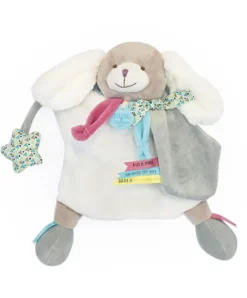 Doudou et Compagnie Marionnette à main Chien Toopi boy gris - 28 cm> Marionnettes|Marionnettes