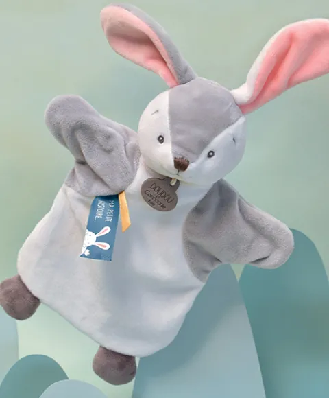Doudou et Compagnie Marionnette à Main Lapin - 25 cm> Marionnettes|Marionnettes