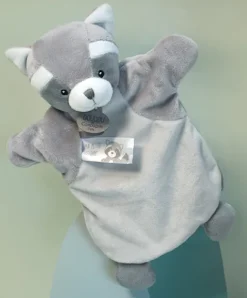 Doudou et Compagnie Marionnette à Main Raton Laveur- 25 cm> Marionnettes|Marionnettes