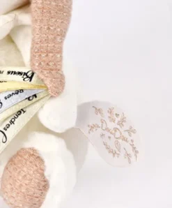 Doudou et Compagnie Ours en peluche Rose attache-sucette - 20 cm - Collection Anniversaire><noscript><img width=