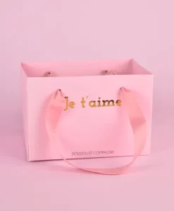 Doudou et Compagnie OURS JE T'AIME en sac cadeau - 25 cm><noscript><img width=