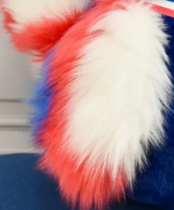 Doudou et Compagnie Peluche coq bleu marine - 24 cm - Fabriqué en France><noscript><img width=