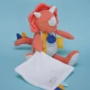 Doudou et Compagnie Peluche de dinosaure orange avec doudou - Lou - 25 cm> Peluche Avec Doudou
